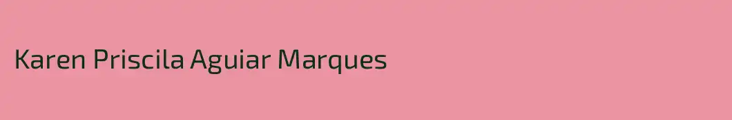 Karen Priscila Aguiar Marques